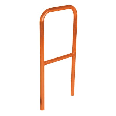 STEEL PIPE SAFETY RAILING 24 IN LENGTH ORANGE
